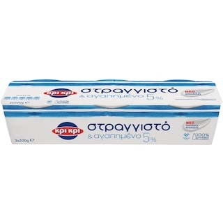 ΚΡΙ ΚΡΙ | Γιαούρτι Στραγγιστό 5% Λιπαρά 3x200g