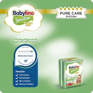 BABYLINO | Πάνες Sensitive Cotton Soft No4 150 Τεμάχια