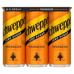 SCHWEPPES | Πορτοκαλάδα Κουτί 6x330ml