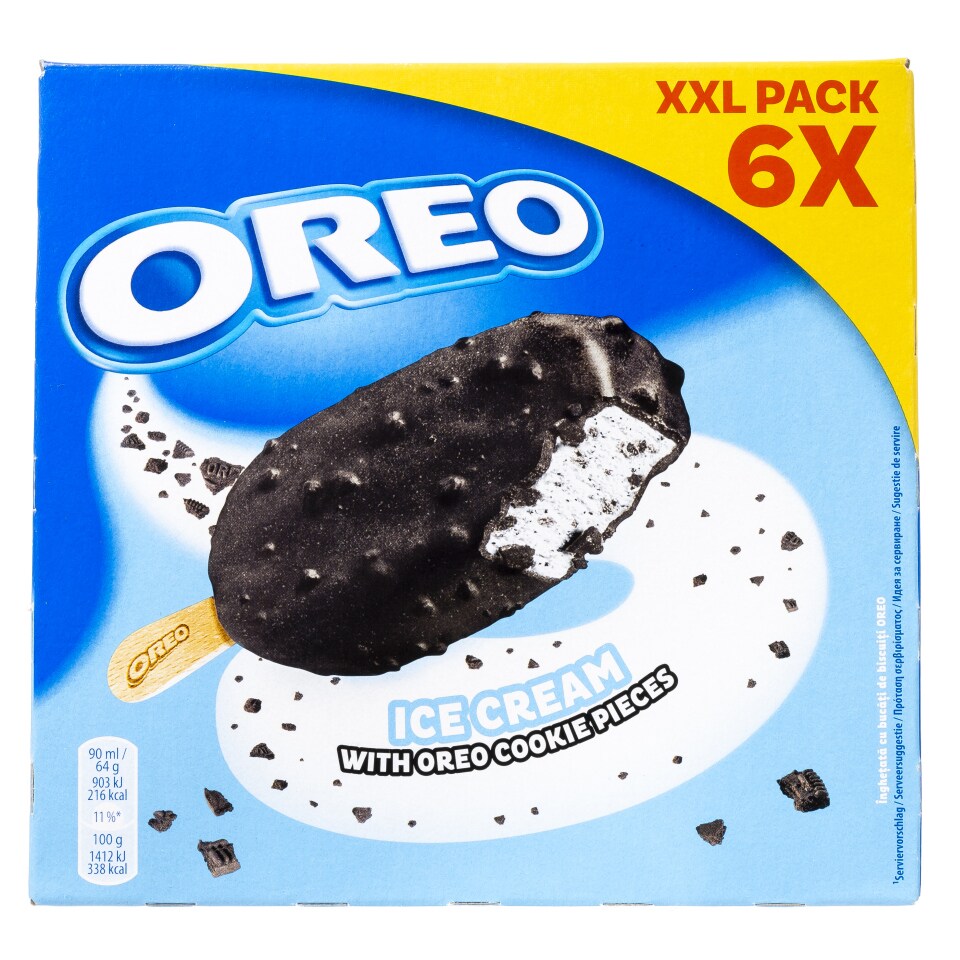 OREO Παγωτό Ξυλάκι Oreo Cookie 6x64g