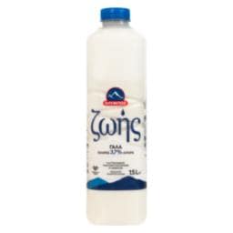 ΟΛΥΜΠΟΣ | ΖΩΗΣ | Milk High Pasteurization 3.7% Fat 1.5lt