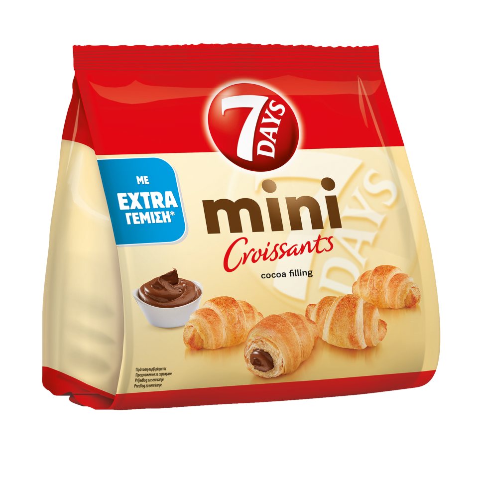 7DAYS Κρουασάν Μίνι Κακάο 300g