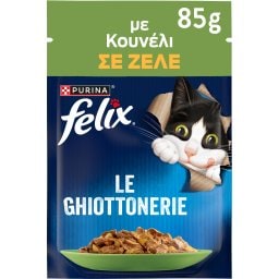 FELIX | Γατοτροφή AGAIL Κουνέλι σε Ζελέ 85g