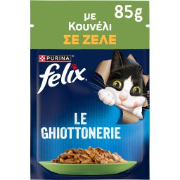 FELIX | Γατοτροφή AGAIL Κουνέλι σε Ζελέ 85g