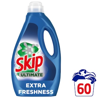 SKIP | Yγρό Πλυντηρίου Ρούχων Ultimate Εxtra Freshness 60 Μεζούρες