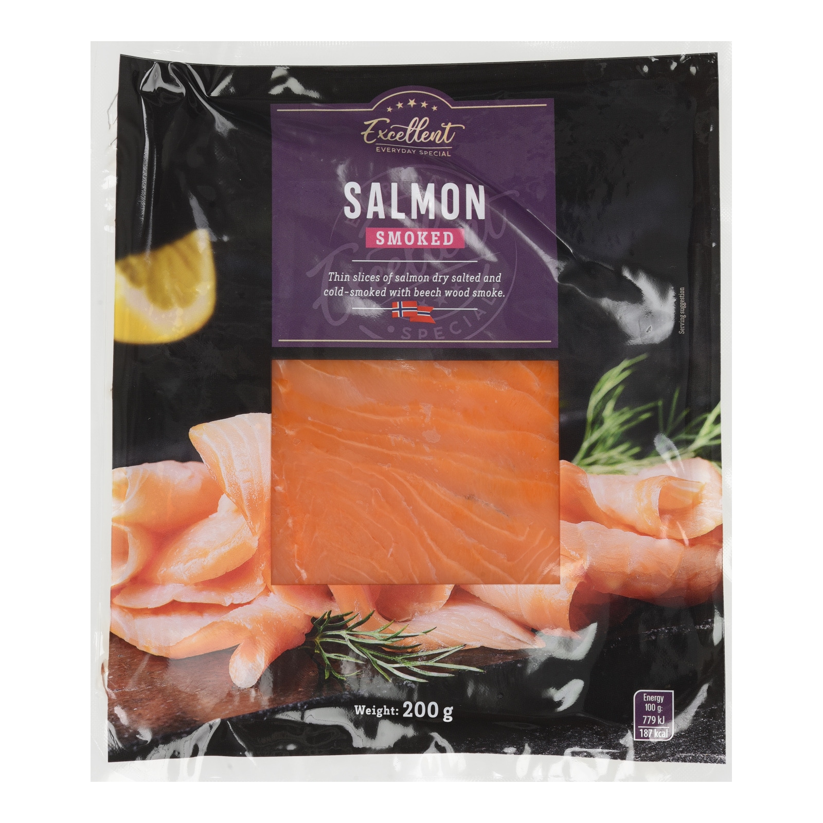 EXCELLENT Καπνιστός Σολομός Νορβηγίας 200g