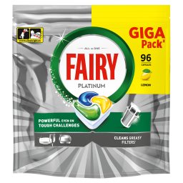 FAIRY | Κάψουλες Πλυντηρίου Πιάτων Platinum Lemon 96 Τεμάχια