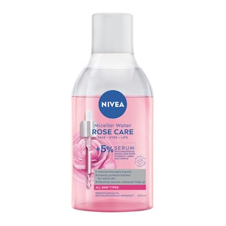 NIVEA | Ντεμακιγιάζ Προσώπου Micellair Ροδόνερο 2 Φάσεων 400ml
