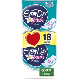 EVERY DAY | Σερβιέτες Fresh Normal Ultra Plus Economy 18 Τεμάχια