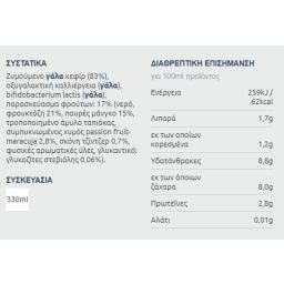 ΦΑΡΜΑ ΚΟΥΚΑΚΗ | Κεφίρ Μάνγκο Passion Fruit Τζίντζερ 330ml