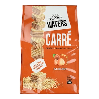 TOREN CARRE | Γκοφρέτα Φουντούκι 125g