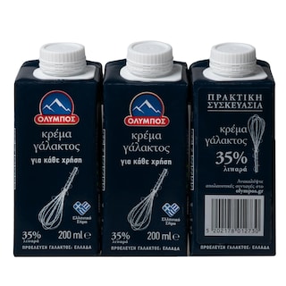 ΟΛΥΜΠΟΣ | Κρέμα Γάλακτος 35% 3x200ml