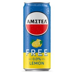 AMSTEL | Μπύρα Free Λεμόνι Χωρίς Αλκοόλ Κουτί 330ml