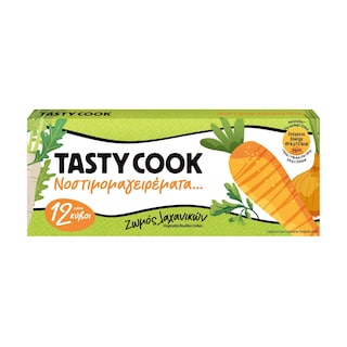 TASTY COOK | Ζωμός Λαχανικών 12 Κύβοι 120g