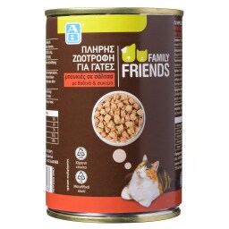FAMILY FRIENDS | Γατοτροφή Βοδινό Συκώτι 400g