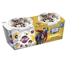 ΚΡΙ ΚΡΙ | Επιδόρπιο Γιαουρτιού Μπανάνα Choco Loops 2x170g