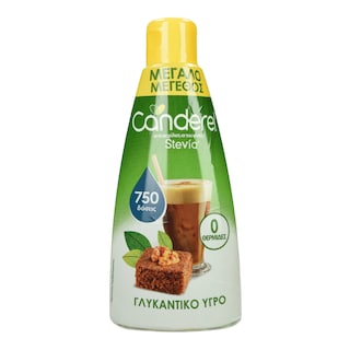 CANDEREL | Υποκατάστατο Ζάχαρης Στέβια Υγρό 205ml