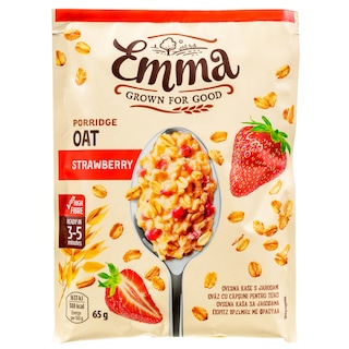 EMMA | Πόριτζ Βρώμης Φράουλα 65g