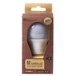 ΑΒ | Lamp Led Classic 9.5W 1 Piece