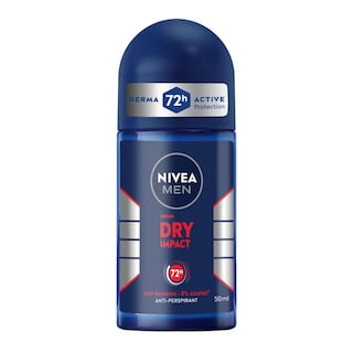 NIVEA | FOR MEN | Deodorant Roll On Men Dry Impact 50ml