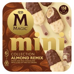 MAGIC | Παγωτό Mini Almond Remix 6x44g