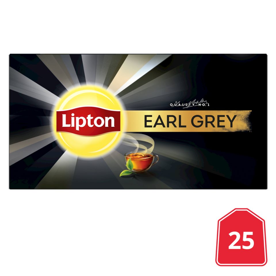 LIPTON Τσάι Earl Grey Περγαμόντο 25 Τεμάχια