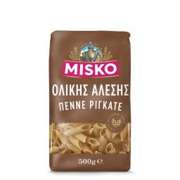 MISKO | Pasta Penne Rigate Whole Wheat 500g