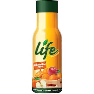LIFE | Φυσικός Χυμός Μήλο Πορτοκάλι 1.5lt
