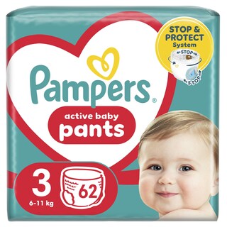 PAMPERS | Πάνες Βρακάκι Pants Νο3 62 Τεμάχια