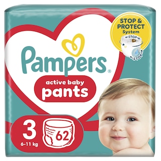 PAMPERS | Πάνες Βρακάκι Pants Νο3 62 Τεμάχια