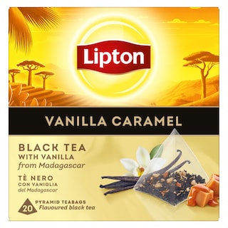 LIPTON | Τσάι Μαύρο Βανίλια Καραμέλα 20x1.7gr