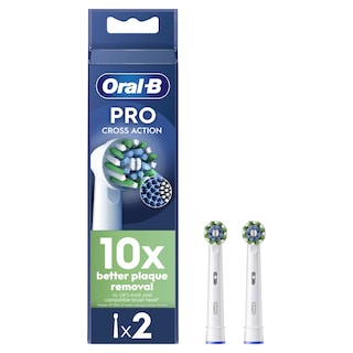 ORAL B | Replacement Heads Cross Action 2 Pieces
