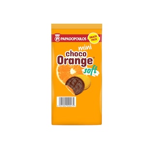 ΠΑΠΑΔΟΠΟΥΛΟΥ | Μπισκότα Choco Orange Soft Mini 100g