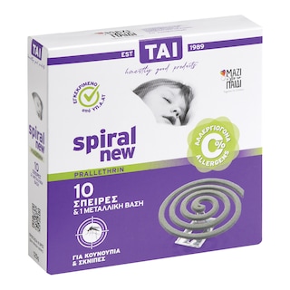 TAI | Εντομοαπωθητικές Σπείρες Spiral New 10 Τεμάχια