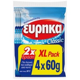 ΕΥΡΗΚΑ | Υπερλευκαντικό Σκόνη Classic 4x60g