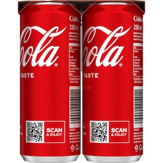 COCA COLA | Αναψυκτικό Cola Κουτί 6x330ml 5+1 Δώρο