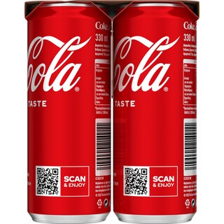 COCA COLA | Αναψυκτικό Cola Κουτί 6x330ml 5+1 Δώρο