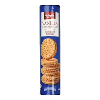 KITBIS | Μπισκότα Γεμιστά Βανίλια 500g