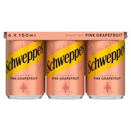 SCHWEPPES | Αναψυκτικό Pink Grapefruit Κουτί 6x150ml