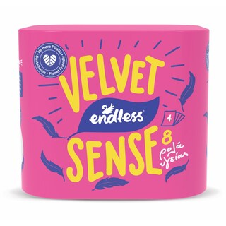 ENDLESS | Χαρτί Υγείας Velvet Sense 4 Φύλλα 8 Ρολά 840g