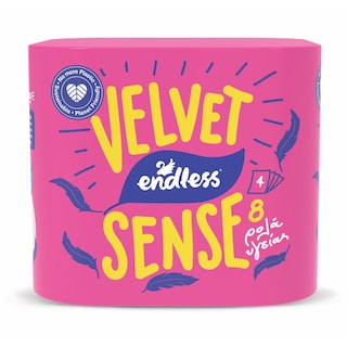 Χαρτί Υγείας Velvet Sense 4 Φύλλα 8 Ρολά 840g