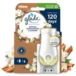 GLADE | Αρωματικό Χώρου Ηλεκτρικό Sandalwood & Jasmine Σετ 1 Τεμάχιο