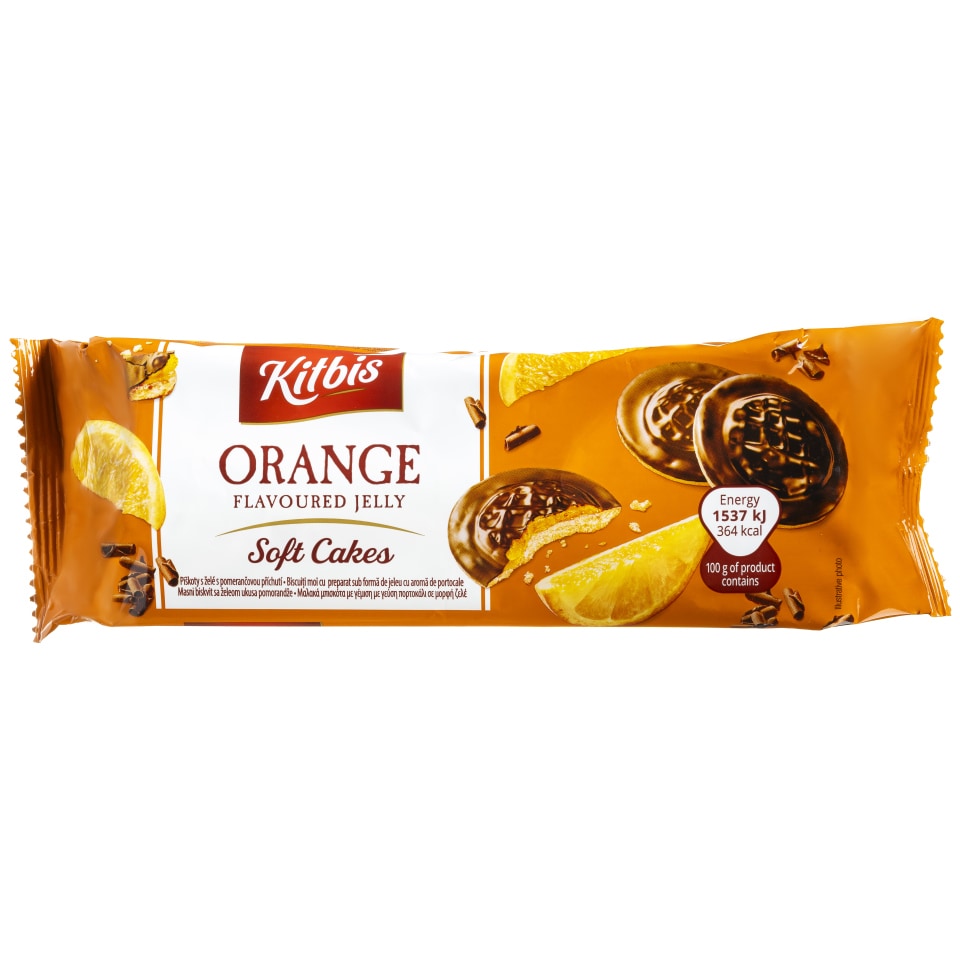 KITBIS Μπισκότα Soft Cakes Σοκολάτα Πορτοκάλι 150g