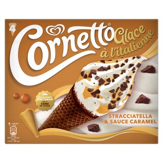 CORNETTO | Παγωτό Soft Stracciatella 4x81g