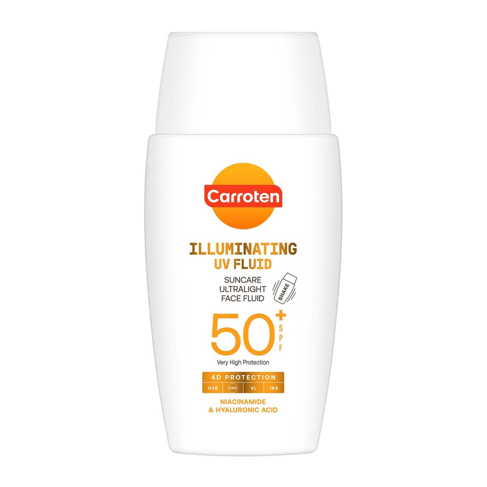 CARROTEN Αντηλιακό Προσώπου Illuminating UV Fluid SPF50+ 50ml