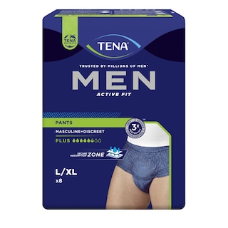 TENA | Incontinence Underwear Men Active Fit Plus Large 8 Pieces