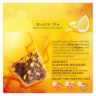 LIPTON | Τσάι Μαύρο Λεμόνι 20x1.7g