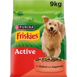 FRISKIES | Ξηρά Τροφή Σκύλου Active Βοδινό 9kg