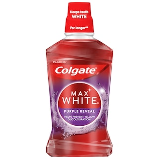 COLGATE | Στοματικό Διάλυμα Max White Purple 500ml