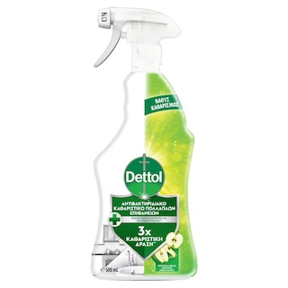 DETTOL | Cleaning Spray Antibacterial Green Apple 500ml